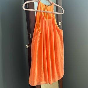 Orange loose summer dress